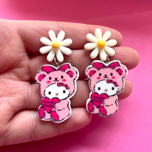 Hello kitty sweet spicy dangle earrings