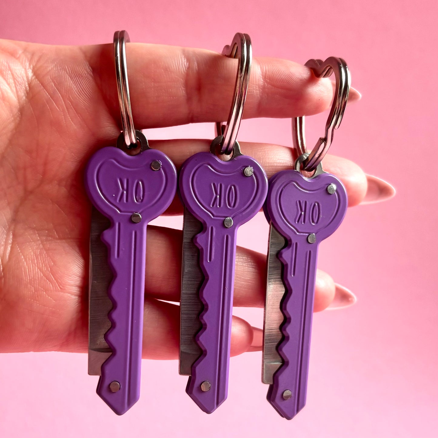 Princess Purple Protective Keychain