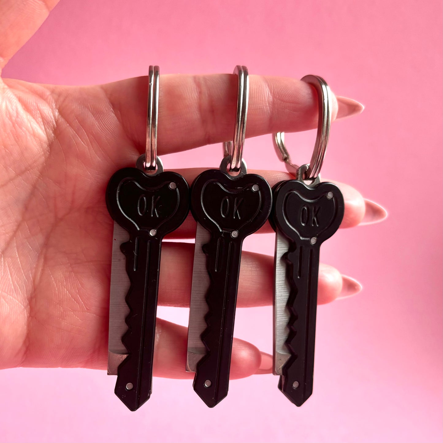 Princess Black Protective Keychain