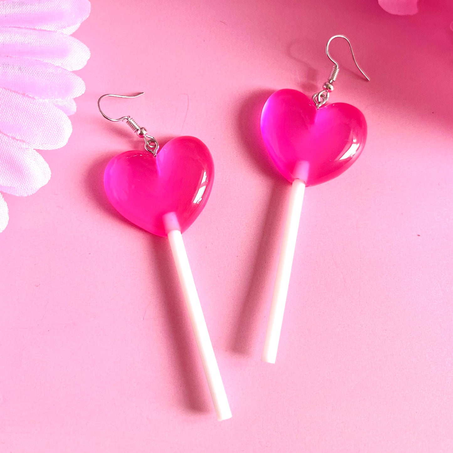 Watermelon Lollipop Hearts