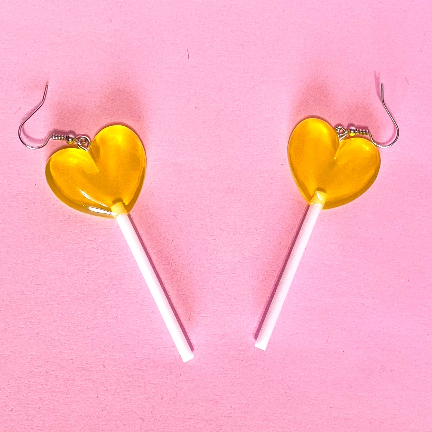 Banana Lollipop Hearts